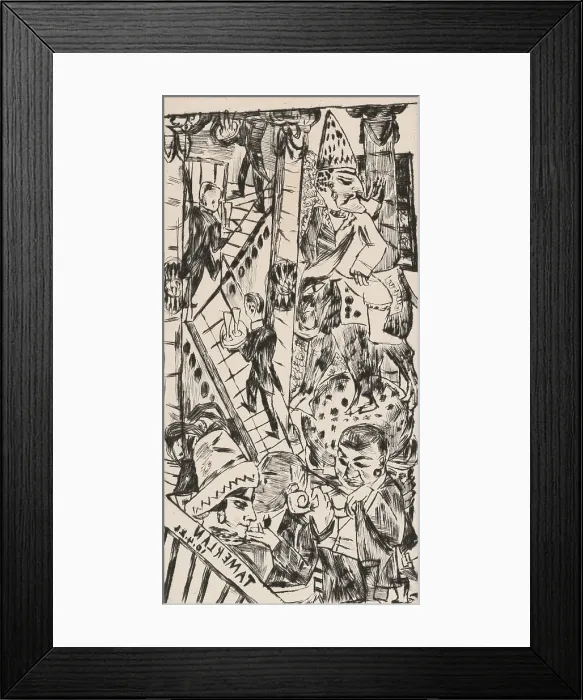 Framed Print : Tamerlan, 1923. Creator: Max Beckmann Framed Print : Tamerlan, 1923. Creator: Max Beckmann