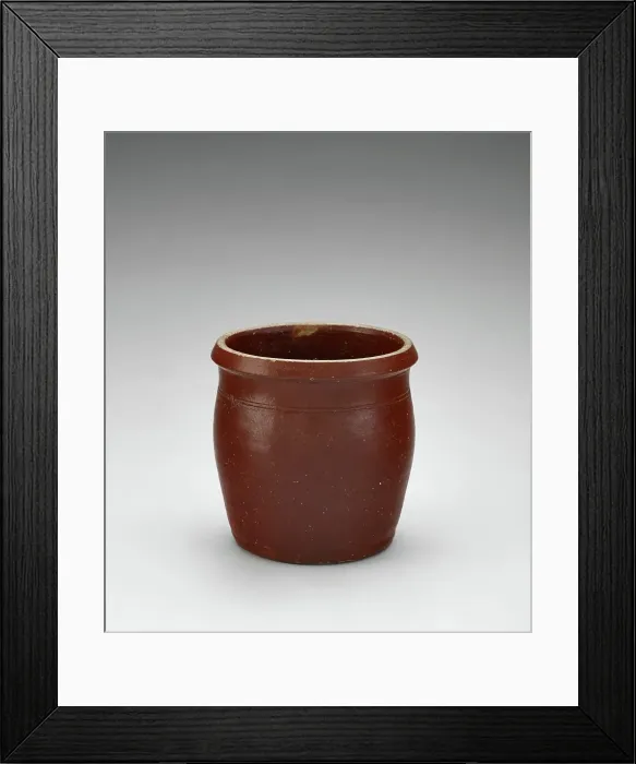 Framed Print : Jar, about 1880-1890. Creator: Unknown Framed Print : Jar, about 1880-1890. Creator: Unknown
