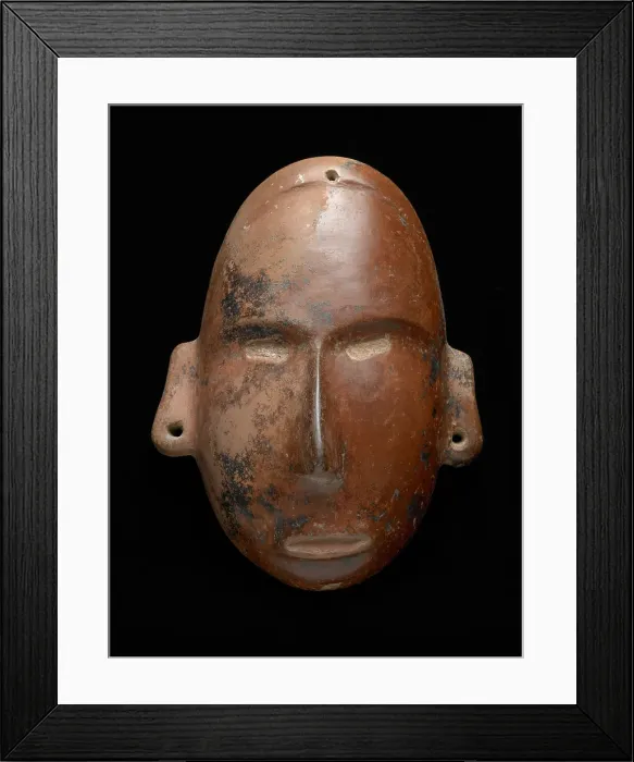 Framed Print : Burial mask, 200 BCE-300 CE. Creator: Unknown Framed Print : Burial mask, 200 BCE-300 CE. Creator: Unknown