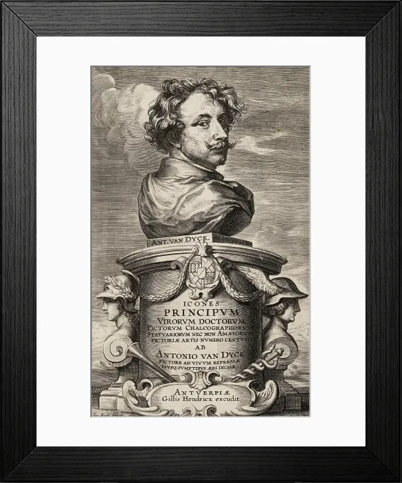 Framed Print : Self-Portrait, c1630s. Creator: Anthony van Dyck Framed Print : Self-Portrait, c1630s. Creator: Anthony van Dyck