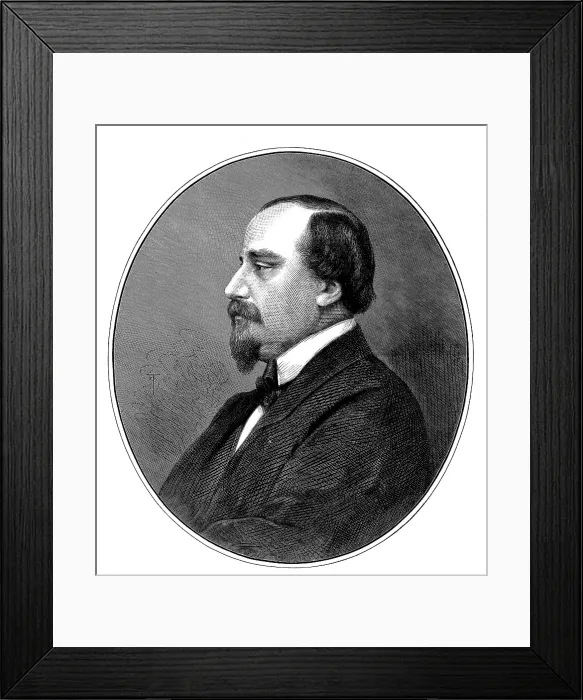 Framed Print : The Comte de Chambord, claimant of the throne of France, 1873. Creator: Unknown