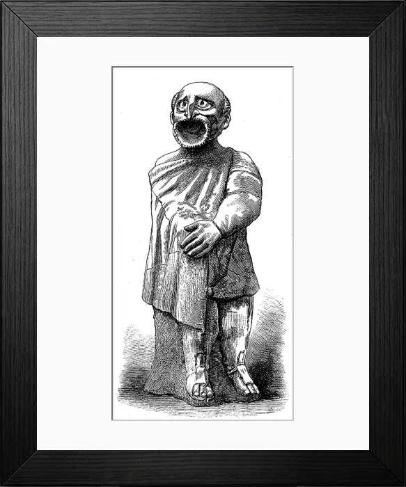 Framed Print : The Castellani Collection in the British Museum - the Thief, (Roman comedy), 1873. Creator: Unknown Framed Print : The Castellani Collection in the British Museum - the Thief, (Roman comedy), 1873. Creator: Unknown