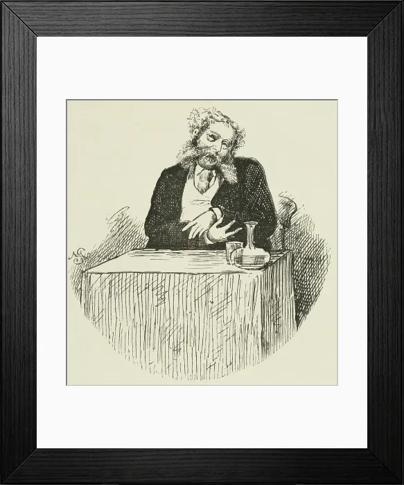 Framed Print : Mr Arthur Sketchley performing as Mrs Brown, 1864. Creator: Unknown Framed Print : Mr Arthur Sketchley performing as Mrs Brown, 1864. Creator: Unknown