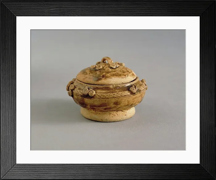 Framed Print : Small container with cover, 700s B.C.E.. Creator: Unknown