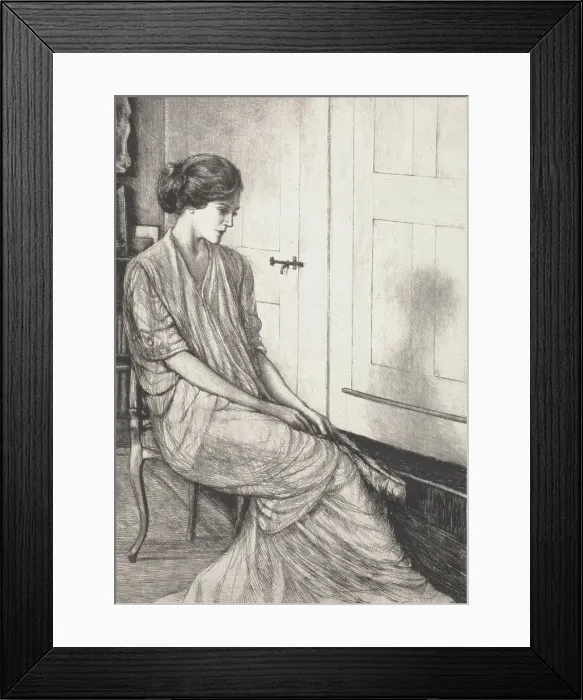 Framed Print : La Tanagra, c1900-1925. Creator: Ernest Haskell Framed Print : La Tanagra, c1900-1925. Creator: Ernest Haskell