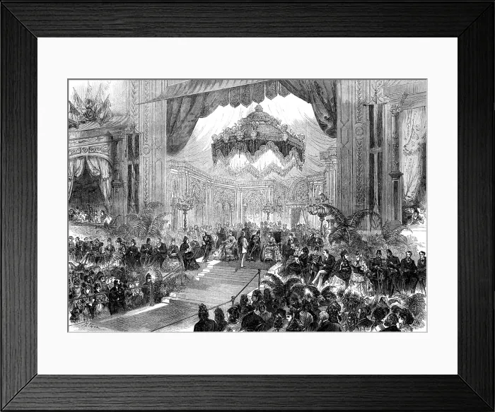 Framed Print : The Shah at the Crystal Palace, 1873. Creator: Unknown Framed Print : The Shah at the Crystal Palace, 1873. Creator: Unknown