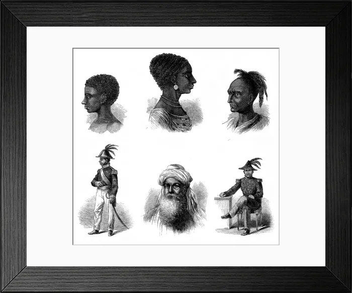 Framed Print : The East African Slave Trade, 1873. Creator: Unknown Framed Print : The East African Slave Trade, 1873. Creator: Unknown