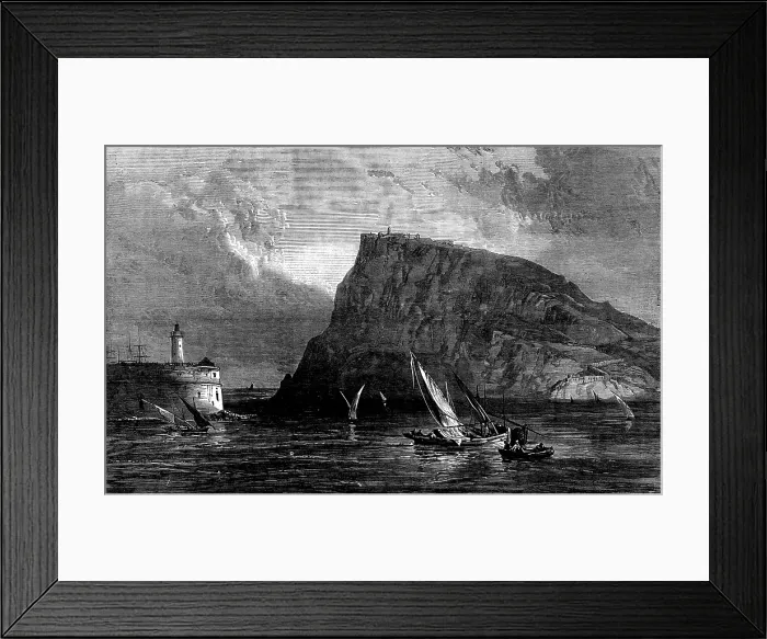 Framed Print : The Civil War in Spain: Fortress of Montjuich, Barcelona, 1873. Creator: Unknown Framed Print : The Civil War in Spain: Fortress of Montjuich, Barcelona, 1873. Creator: Unknown
