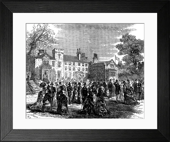 Framed Print : The Prince of Wales at Penrhos, near Holyhead, 1873. Creator: Unknown Framed Print : The Prince of Wales at Penrhos, near Holyhead, 1873. Creator: Unknown