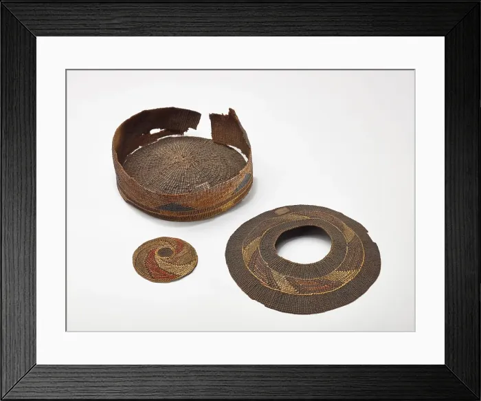Framed Print : Basket and lid, 1870-1886. Creator: Unknown Framed Print : Basket and lid, 1870-1886. Creator: Unknown