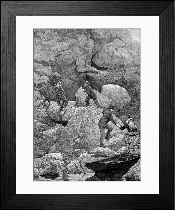 Framed Print : Rob Roy's Cave, Loch Lomond, 1873. Creator: William Biscombe Gardner. Rob Roy's Cave, Loch Lomond, 1873. Creator: William Biscombe Gardner Framed Print : Rob Roy's Cave, Loch Lomond, 1873. Creator: William Biscombe Gardner. Rob Roy's Cave, Loch Lomond, 1873. Creator: William Biscombe Gardner