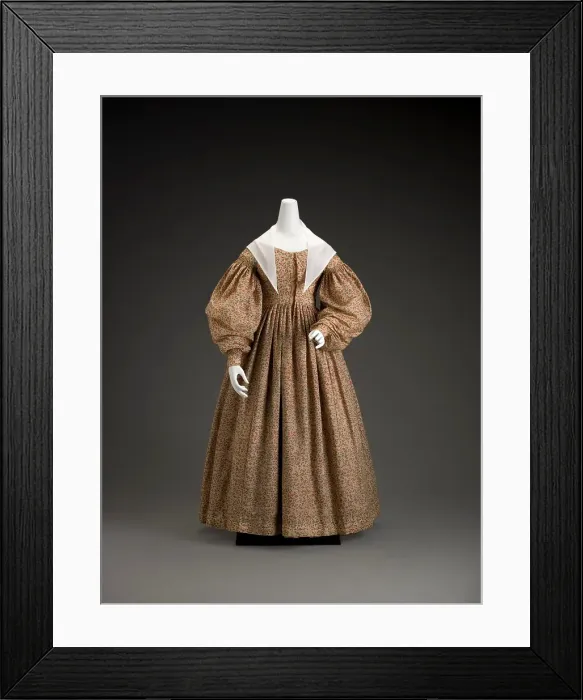 Framed Print : Dress, 1830's. Creator: Unknown. Dress, 1830's. Creator: Unknown Framed Print : Dress, 1830's. Creator: Unknown. Dress, 1830's. Creator: Unknown