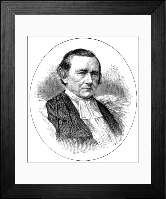 Framed Print : The Right Rev. E. Harold Browne, D.D. the new Bishop of Winchester, 1873. Creator: Unknown Framed Print : The Right Rev. E. Harold Browne, D.D. the new Bishop of Winchester, 1873. Creator: Unknown