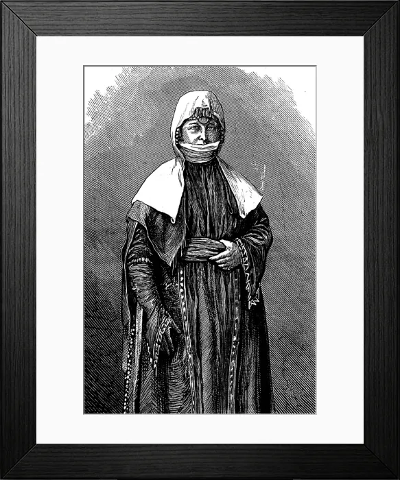 Framed Print : The Nations of Western Asia: Armenian woman in Karabok, 1873. Creator: Unknown Framed Print : The Nations of Western Asia: Armenian woman in Karabok, 1873. Creator: Unknown