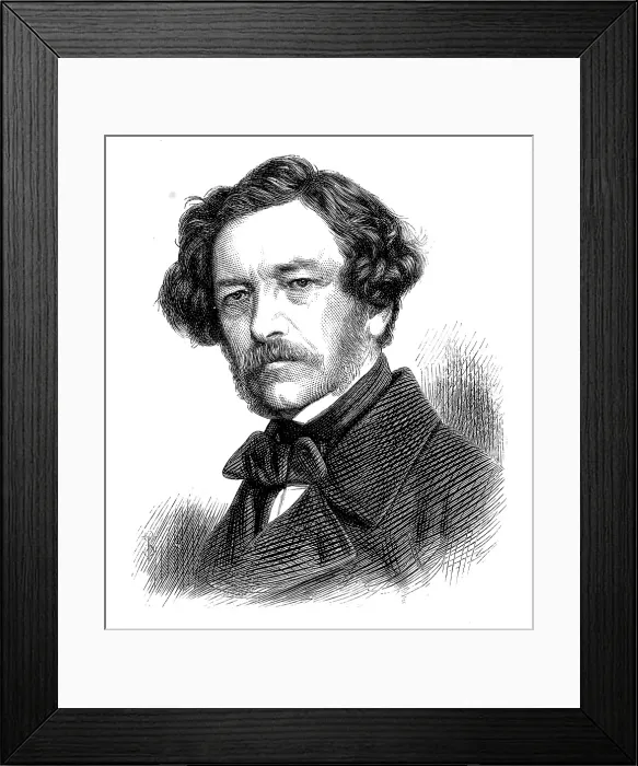 Framed Print : The late F. Winterhalter, portrait-painter, 1873. Creator: Unknown Framed Print : The late F. Winterhalter, portrait-painter, 1873. Creator: Unknown