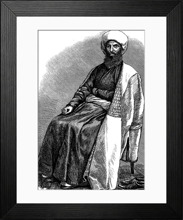 Framed Print : The Nations of Western Asia: Tartar priest, 1873. Creator: Unknown Framed Print : The Nations of Western Asia: Tartar priest, 1873. Creator: Unknown