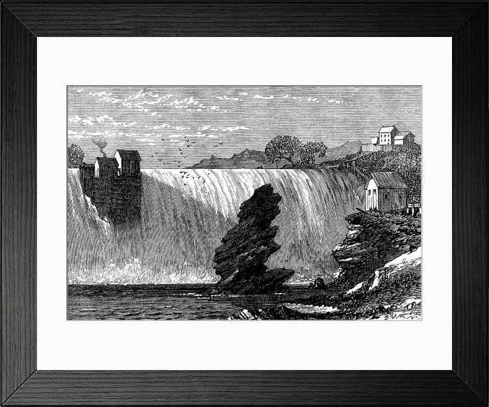 Framed Print : Levifos, near Trondhjem, Norway, 1873. Creator: Unknown Framed Print : Levifos, near Trondhjem, Norway, 1873. Creator: Unknown