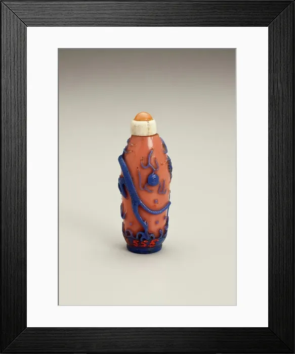 Framed Print : Snuff bottle, date unknown. Creator: Unknown Framed Print : Snuff bottle, date unknown. Creator: Unknown