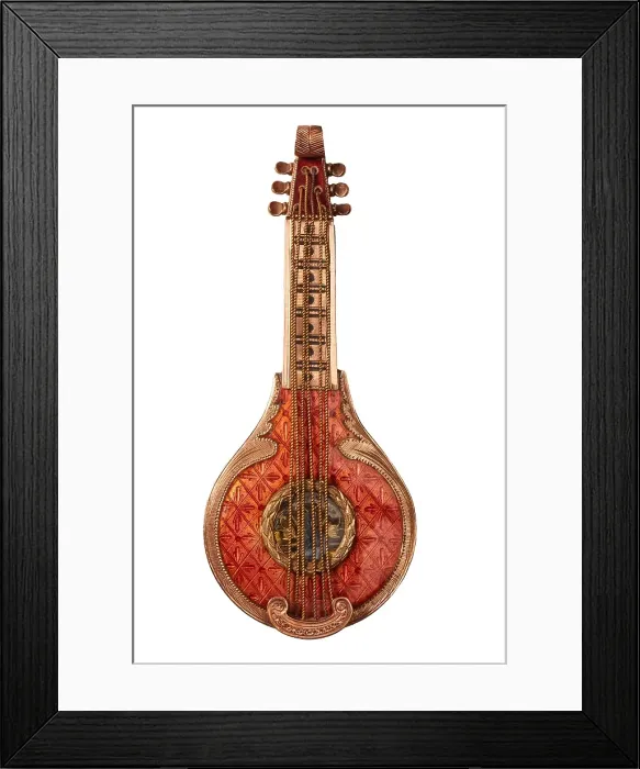 Framed Print : Watch (mandolin), about 1840. Creator: Unknown Framed Print : Watch (mandolin), about 1840. Creator: Unknown