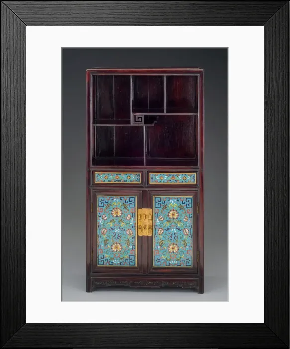 Framed Print : Cabinet, about 1800. Creator: Unknown Framed Print : Cabinet, about 1800. Creator: Unknown