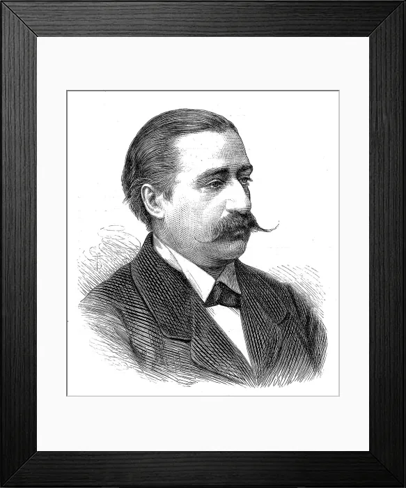Framed Print : Signor Agnesi, 1873. Creator: Unknown Framed Print : Signor Agnesi, 1873. Creator: Unknown