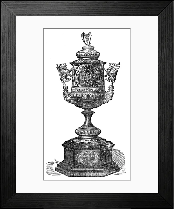 Framed Print : Cup presented to the South Wales Choral Union, 1873. Creator: Unknown Framed Print : Cup presented to the South Wales Choral Union, 1873. Creator: Unknown