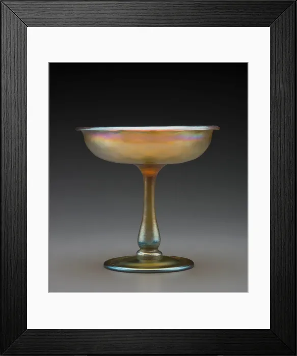 Framed Print : Compotier, about 1900. Creator: Tiffany Glass Framed Print : Compotier, about 1900. Creator: Tiffany Glass