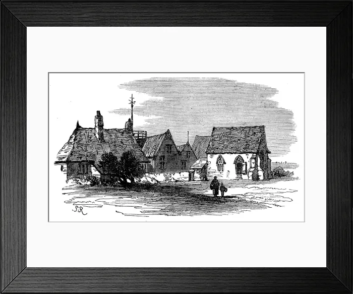 Framed Print : The Isle of Thanet: Salmeston Grange, Margate, 1873. Creator: Unknown Framed Print : The Isle of Thanet: Salmeston Grange, Margate, 1873. Creator: Unknown