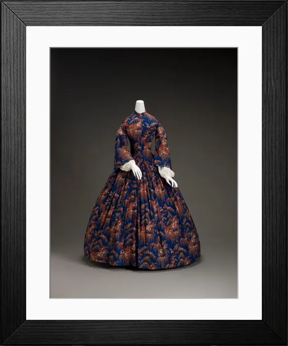 Framed Print : Dress, about 1860s. Creator: Unknown Framed Print : Dress, about 1860s. Creator: Unknown