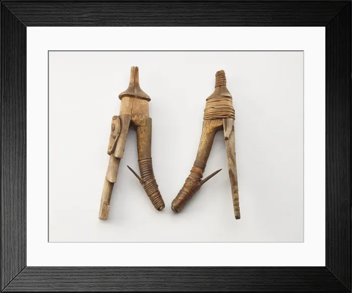 Framed Print : Halibut hook, 1870-1886. Creator: Unknown Framed Print : Halibut hook, 1870-1886. Creator: Unknown
