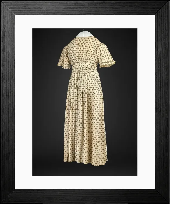 Framed Print : Dress, about 1830. Creator: Unknown Framed Print : Dress, about 1830. Creator: Unknown