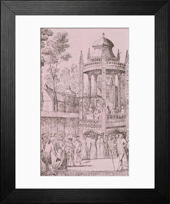 Framed Print : Grand Bazaar at Vauxhall Gardens, 1888. Creator: Unknown Framed Print : Grand Bazaar at Vauxhall Gardens, 1888. Creator: Unknown
