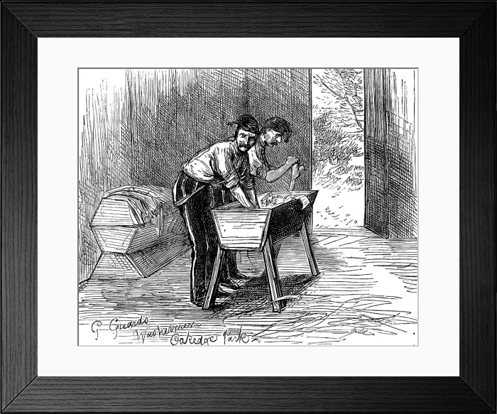 Framed Print : The Autumn Campaign on Cannock Chase, 1873. Creator: Unknown Framed Print : The Autumn Campaign on Cannock Chase, 1873. Creator: Unknown