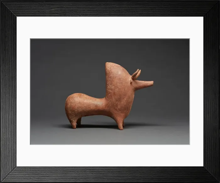 Framed Print : Rhyton in the form of a Zebu bull, about 1000-800 B.C.E.. Creator: Unknown Framed Print : Rhyton in the form of a Zebu bull, about 1000-800 B.C.E.. Creator: Unknown