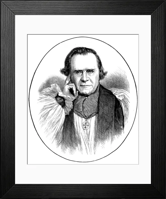 Framed Print : The late Bishop of Winchester, 1873. Creator: Unknown Framed Print : The late Bishop of Winchester, 1873. Creator: Unknown