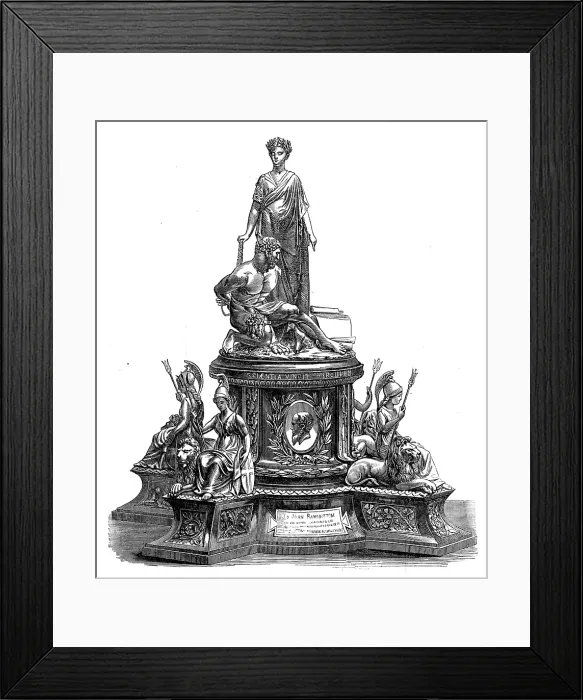 Framed Print : Testimonial to Mr. Ramsbottom, late engineer of the Crewe Railway Locomotive Factory, 1873. Creator: Unknown Framed Print : Testimonial to Mr. Ramsbottom, late engineer of the Crewe Railway Locomotive Factory, 1873. Creator: Unknown