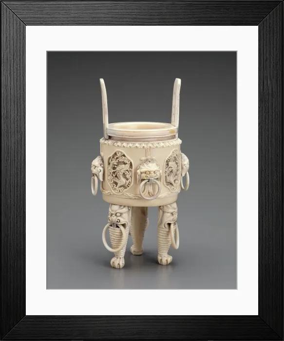 Framed Print : Incense Burner, 1644-1912. Creator: Unknown