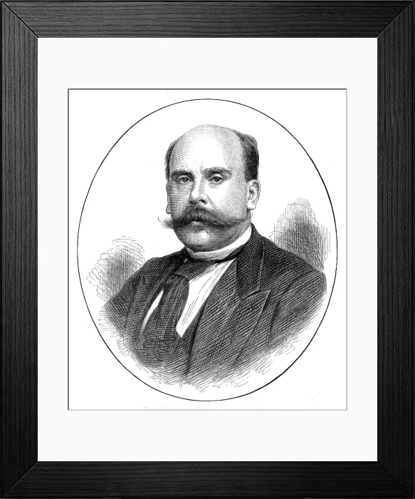 Framed Print : Senor Castelar, the new president of the Spanish Cortes, 1873. Creator: Unknown Framed Print : Senor Castelar, the new president of the Spanish Cortes, 1873. Creator: Unknown