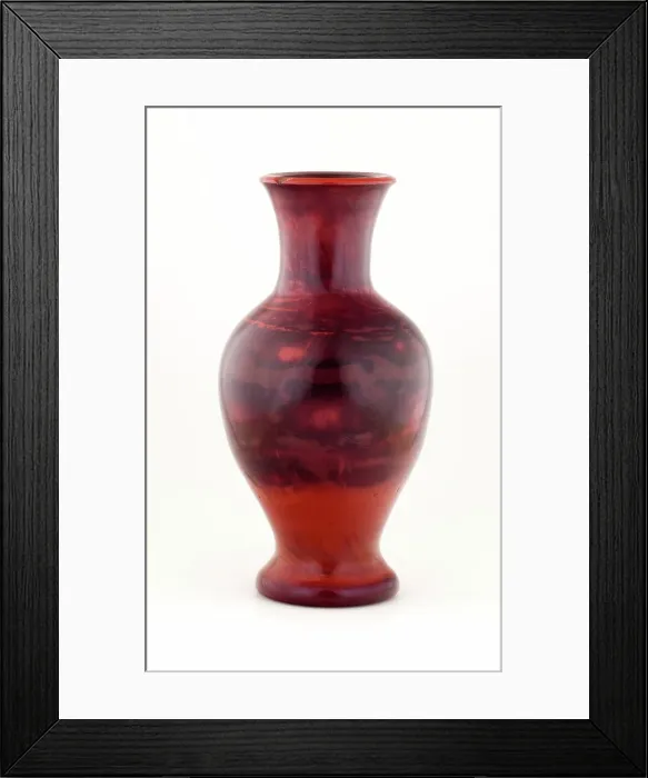 Framed Print : Vase, date unknown. Creator: Unknown Framed Print : Vase, date unknown. Creator: Unknown
