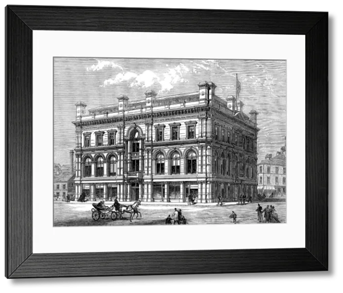 Framed Print : The Bradford Merchants Institute, 1873. Creator: Unknown. The Bradford Merchants Institute, 1873. Creator: Unknown Framed Print : The Bradford Merchants Institute, 1873. Creator: Unknown. The Bradford Merchants Institute, 1873. Creator: Unknown