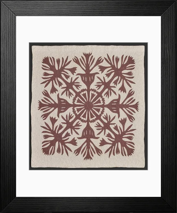 Framed Print : Quilt, about 1900. Creator: Unknown Framed Print : Quilt, about 1900. Creator: Unknown