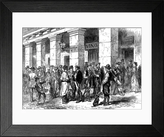 Framed Print : Sketches in Spain: a Federal Republican Guard, Madrid, 1873. Creator: E. Jouard Framed Print : Sketches in Spain: a Federal Republican Guard, Madrid, 1873. Creator: E. Jouard