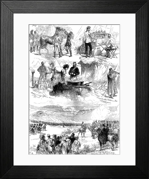 Framed Print : The Autumn Campaign on Dartmoor, 1873. Creator: Unknown Framed Print : The Autumn Campaign on Dartmoor, 1873. Creator: Unknown