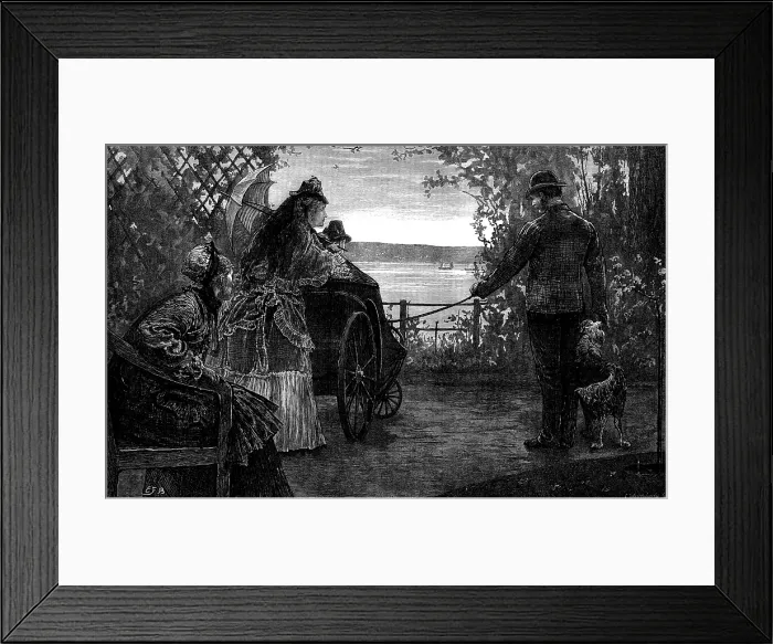 Framed Print : An Invalid, by E. F. Brewtnall, from a water-colour in the late Royal Academy exhibition, 1873. Creator: Unknown Framed Print : An Invalid, by E. F. Brewtnall, from a water-colour in the late Royal Academy exhibition, 1873. Creator: Unknown