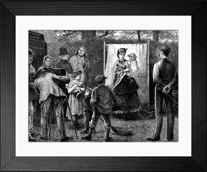 Framed Print : The Travelling Photographer, 1873. Creator: Jenkin Framed Print : The Travelling Photographer, 1873. Creator: Jenkin