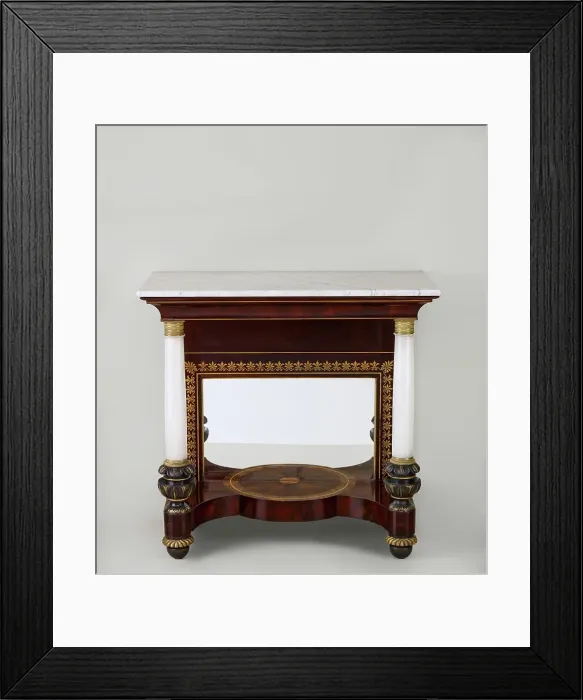 Framed Print : Pier table, about 1830. Creator: Anthony Gabriel Quervelle Framed Print : Pier table, about 1830. Creator: Anthony Gabriel Quervelle