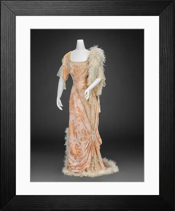 Framed Print : Evening Dress, 1910-1914. Creator: Girolamo Giuseffi Framed Print : Evening Dress, 1910-1914. Creator: Girolamo Giuseffi