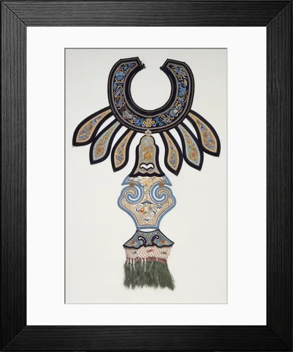 Framed Print : Woman's Pendant Collar, about 1880. Creator: Unknown. Woman's Pendant Collar, about 1880. Creator: Unknown Framed Print : Woman's Pendant Collar, about 1880. Creator: Unknown. Woman's Pendant Collar, about 1880. Creator: Unknown