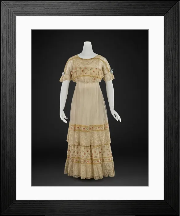 Framed Print : Dress, about 1910-1915. Creator: Unknown Framed Print : Dress, about 1910-1915. Creator: Unknown