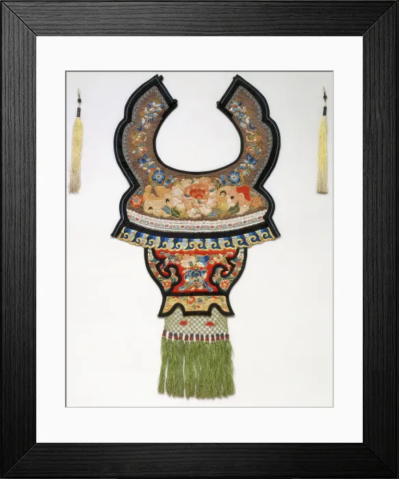 Framed Print : Woman's Collar, about 1880. Creator: Unknown. Woman's Collar, about 1880. Creator: Unknown Framed Print : Woman's Collar, about 1880. Creator: Unknown. Woman's Collar, about 1880. Creator: Unknown